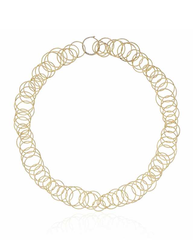 18k Yellow Gold & Black Onyx Short Hawaii Necklace